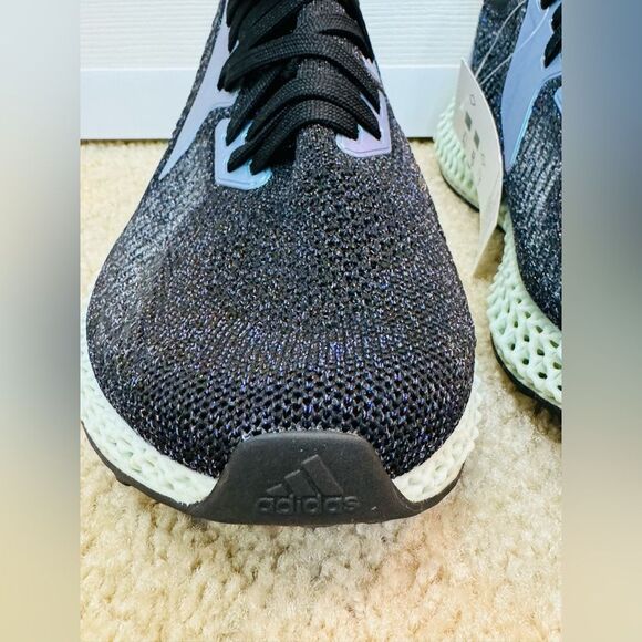 NWT Adidas Alphaedge 4D “Goodbye Gravity”Black Blue Green Sneakers Men\'s Sz 9 US main image 6